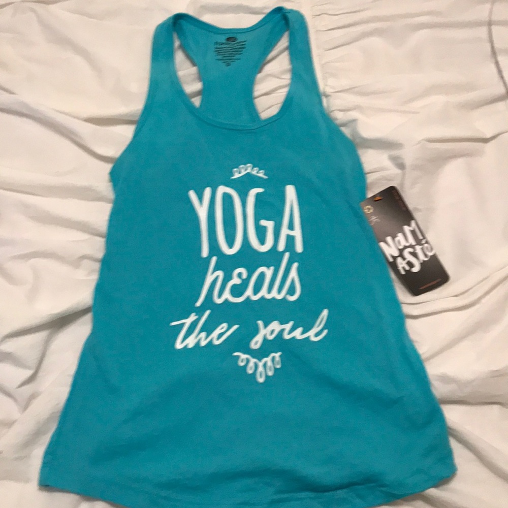 Funky yoga Razorback tank